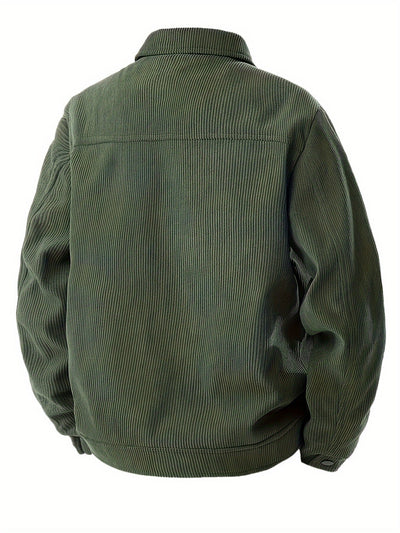 Veste Élégante en Velours Côtelé