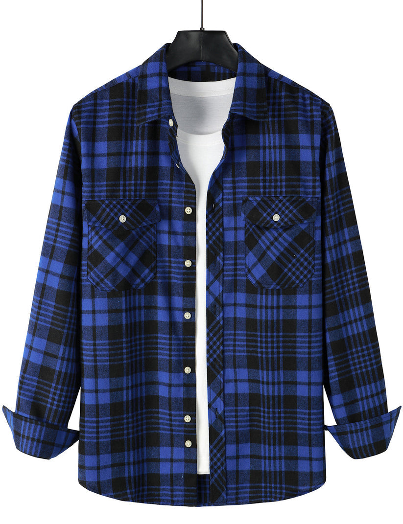 Chemise élégante à carreaux