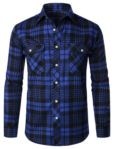 Chemise élégante à carreaux