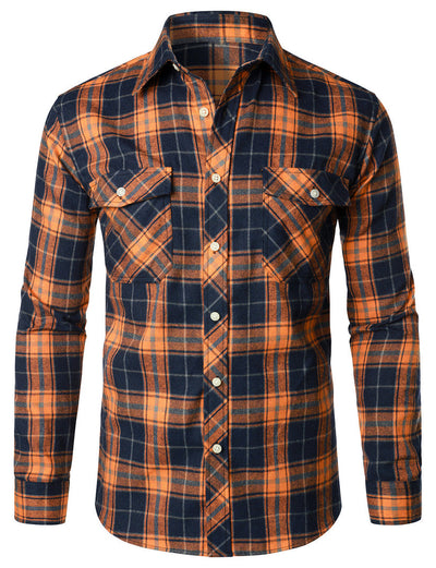 Chemise élégante à carreaux