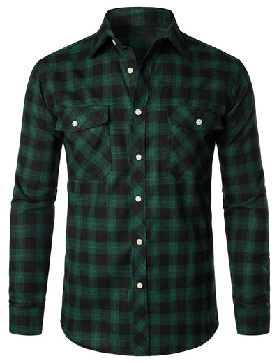 Chemise élégante à carreaux