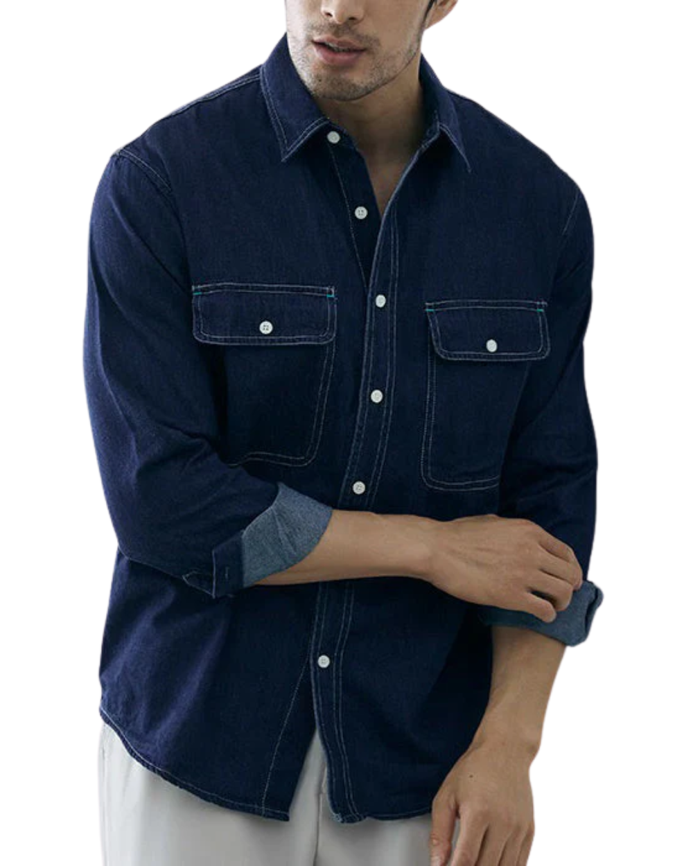 Chemise classique en denim