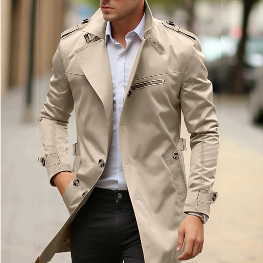 Trench-coat élégant pour homme