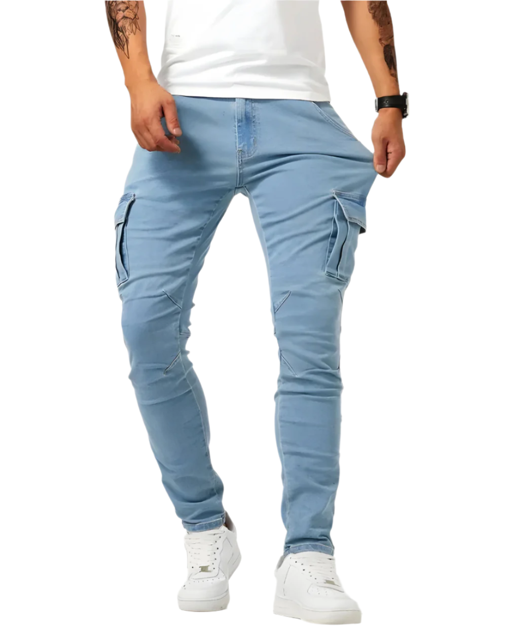 Pantalon Marino Cargo Stretch