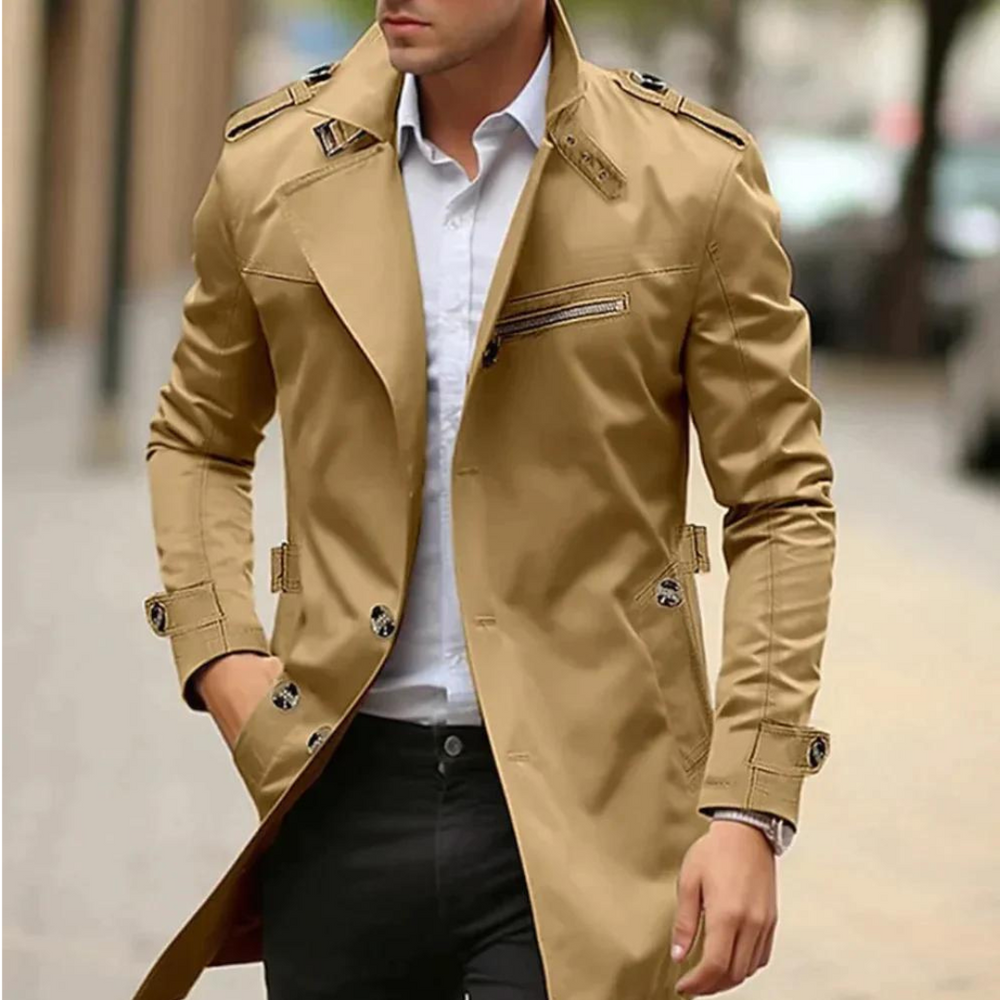 Trench-coat élégant pour homme