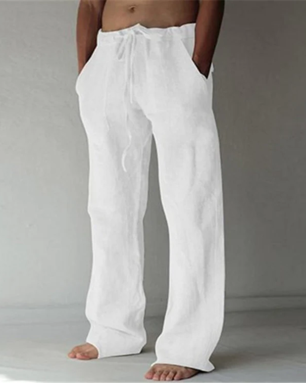 Pantalon en lin respirant