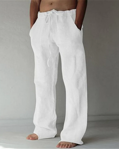 Pantalon en lin respirant