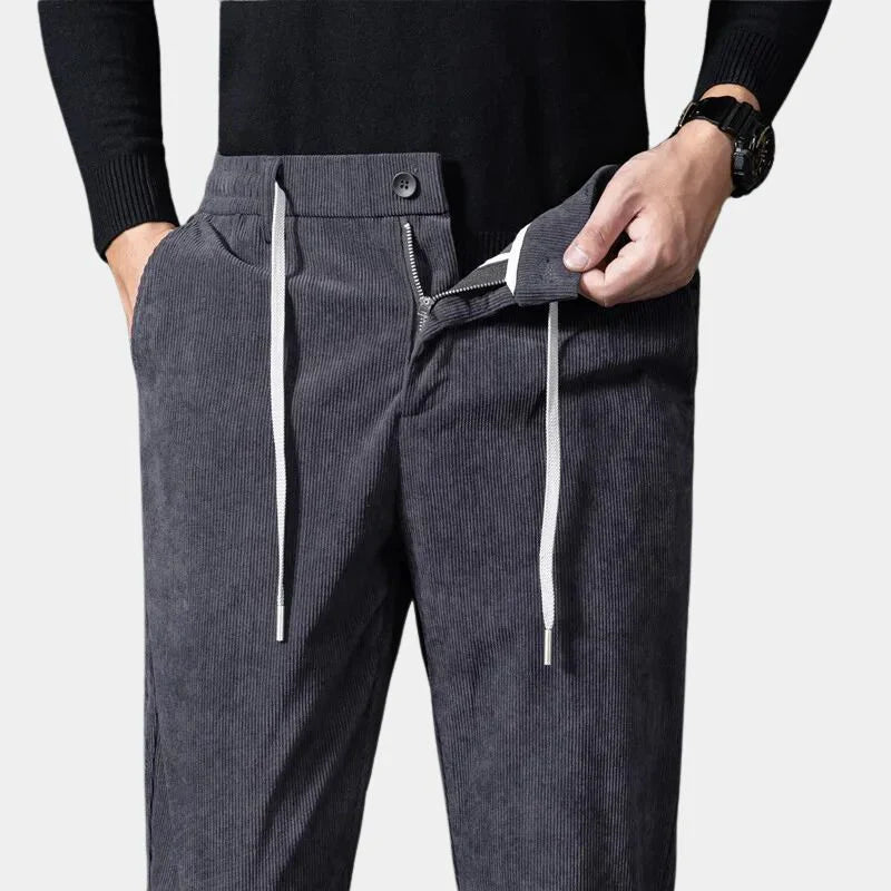 Pantalon Walker en velours côtelé