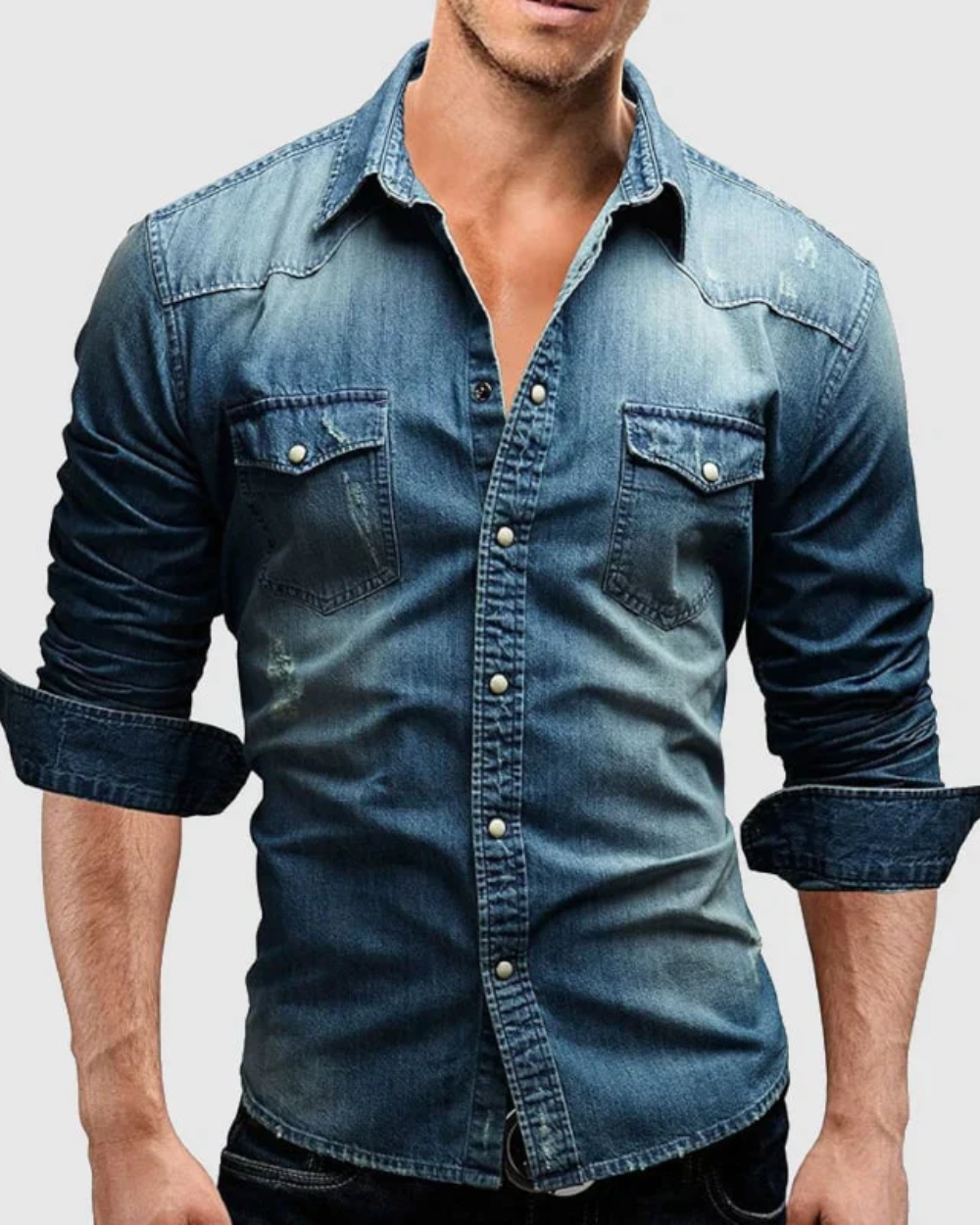 Chemise en denim