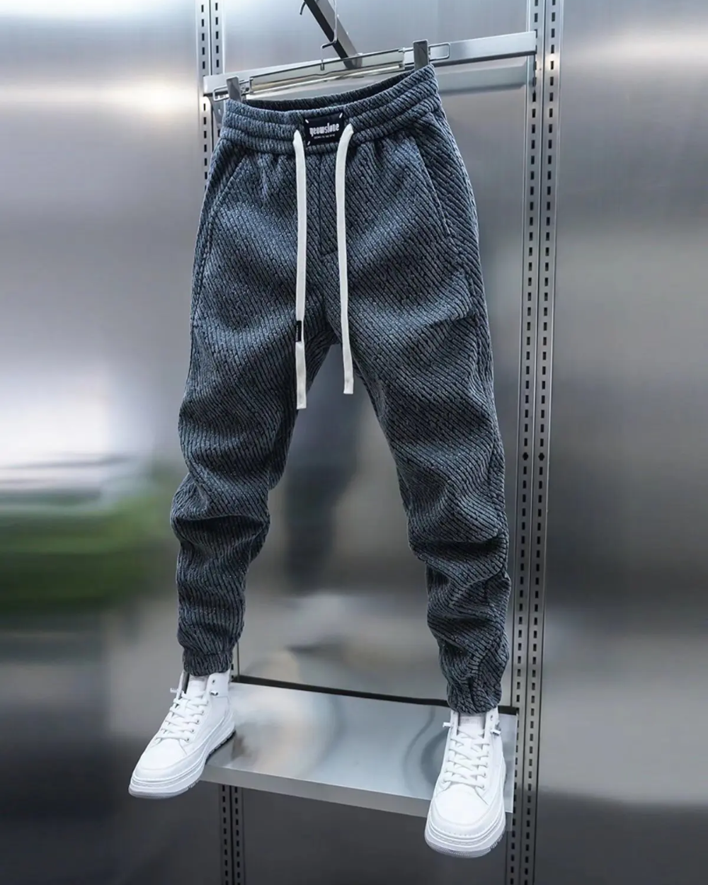 Pantalon décontracté à motif