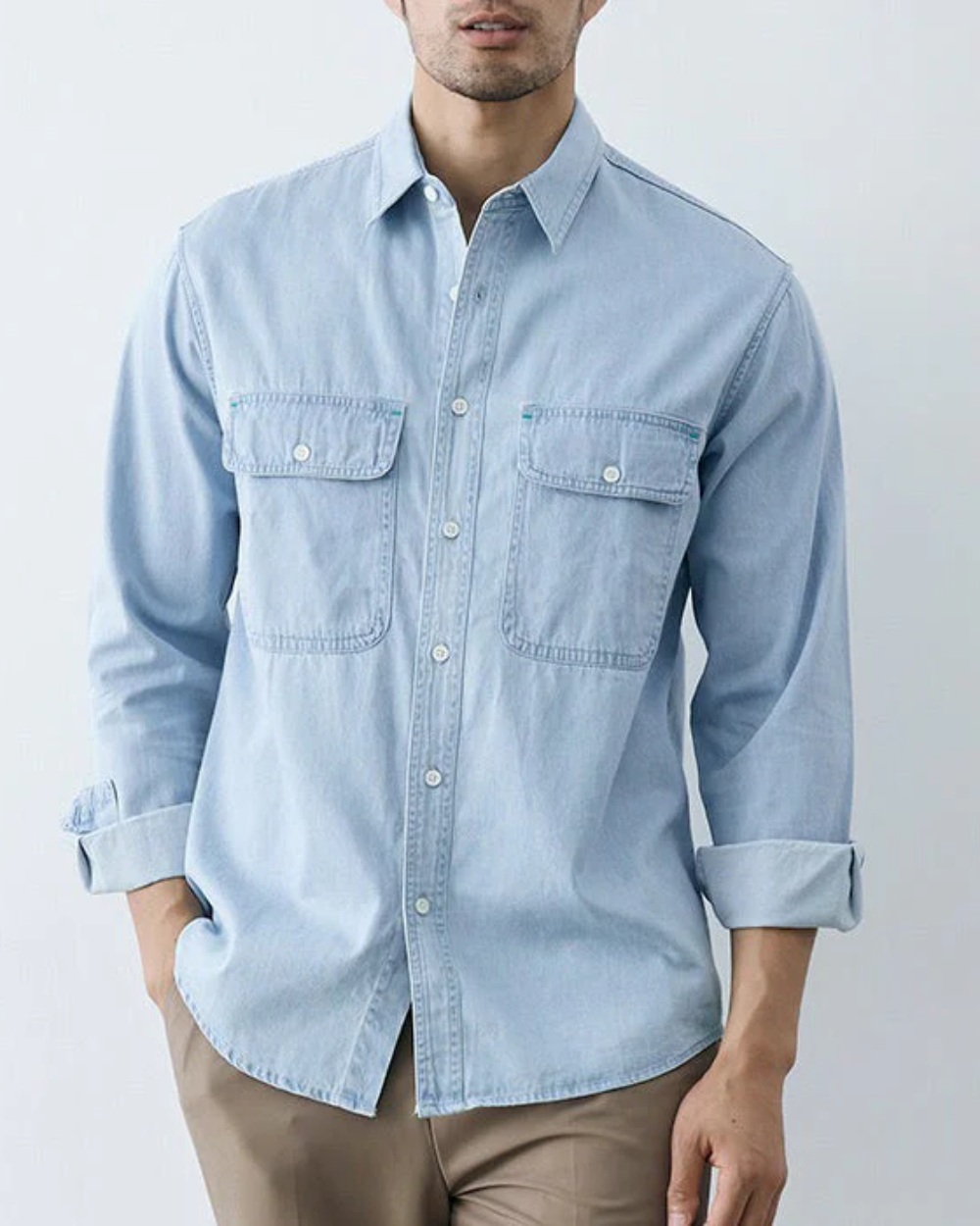 Chemise classique en denim
