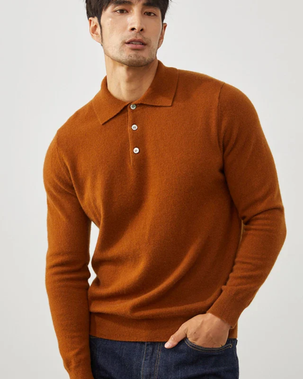 Pull Polo Ponza en Cachemire