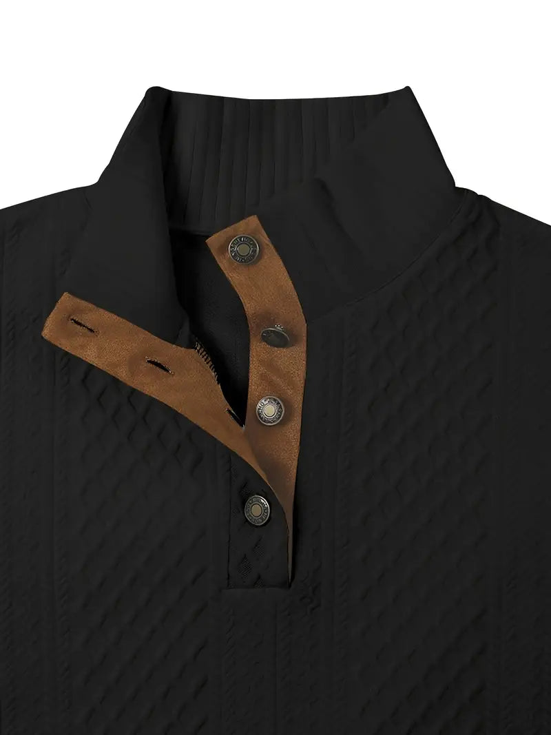 Pull à Boutons Élégant