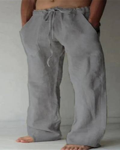 Pantalon en lin respirant
