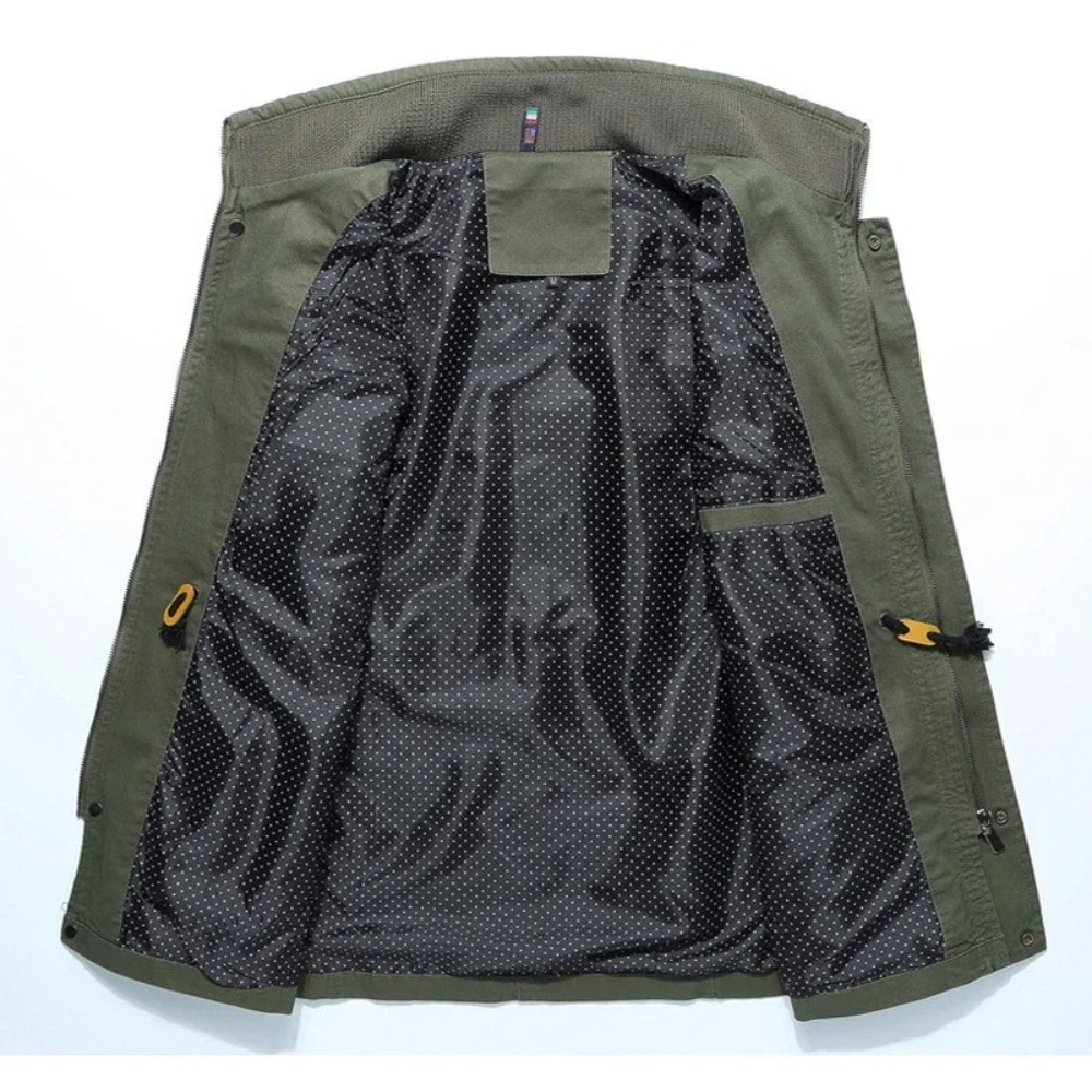 Veste cargo élégante en coton