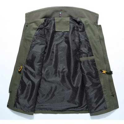 Veste cargo élégante en coton