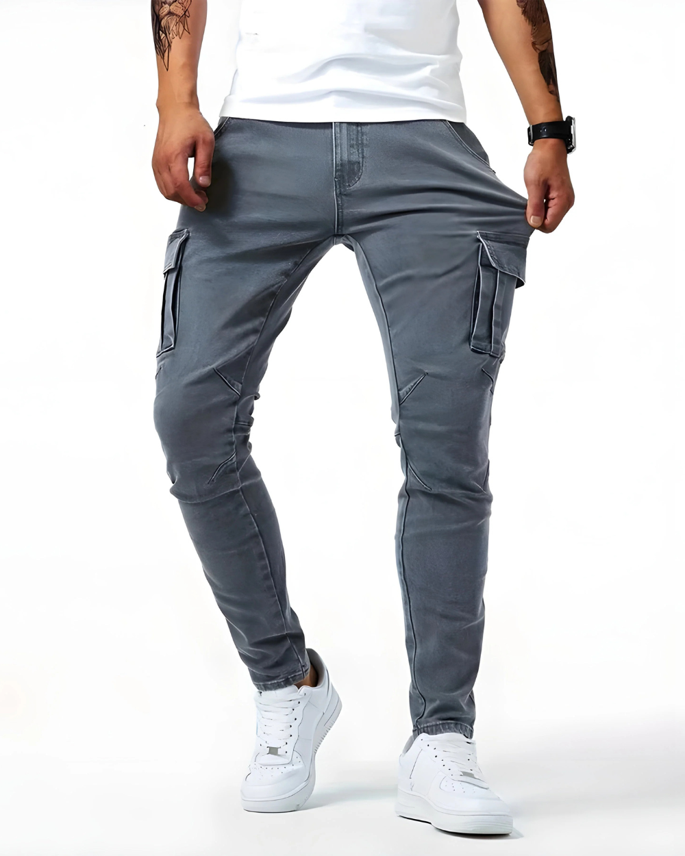 Pantalon Marino Cargo Stretch