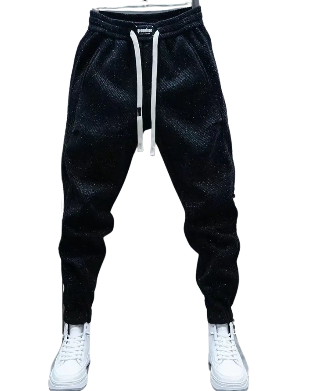 Pantalon décontracté à motif