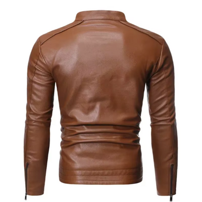 Veste en cuir élégante