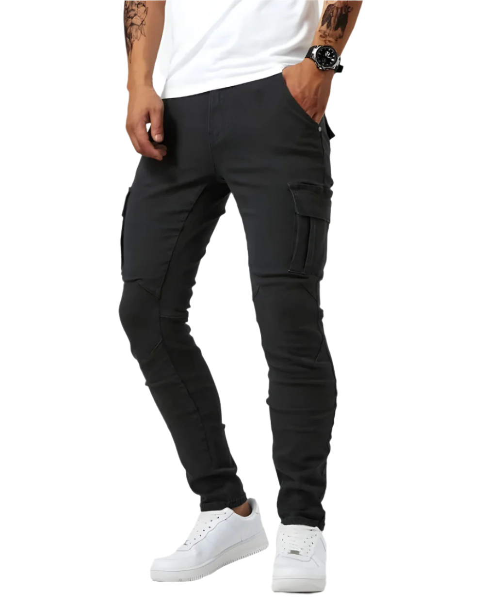 Pantalon Marino Cargo Stretch