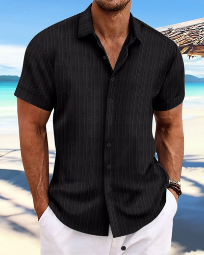 Chemise décontractée à manches courtes