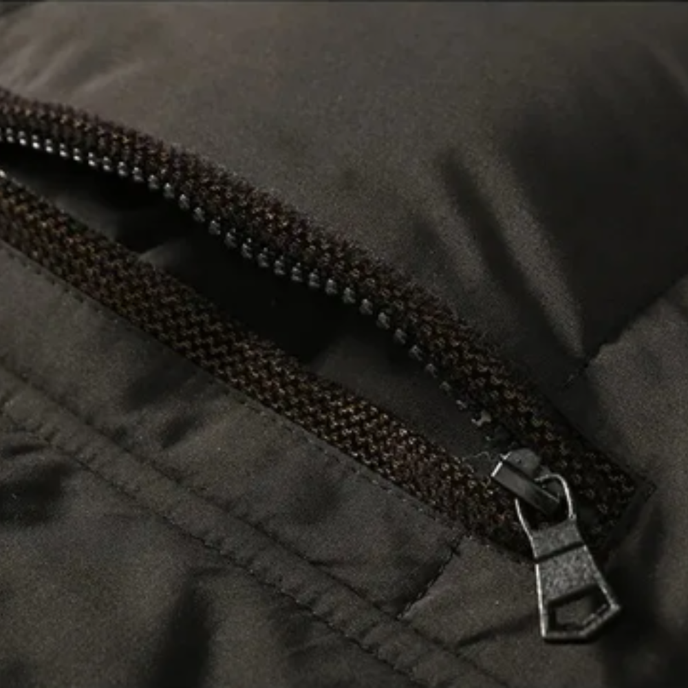 Veste d’hiver matelassée en polaire élégante