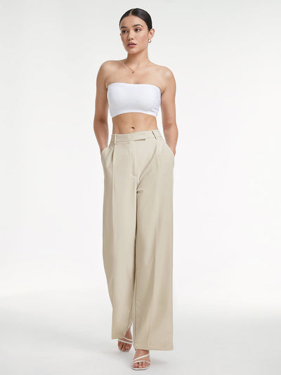 High Waist Wide Leg Broek – Relaxed Fit
