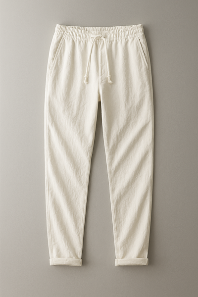 Pantalon en lin stylé