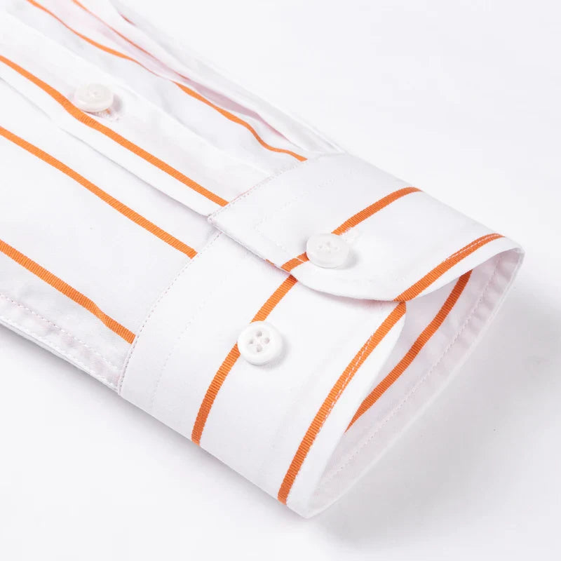 Chemise élégante à rayures en coton