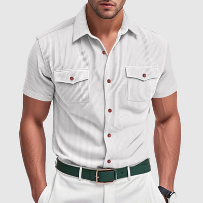 Chemise homme en velours côtelé élégante