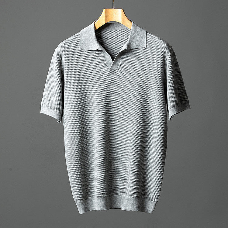 Polo en maille en coton élégant