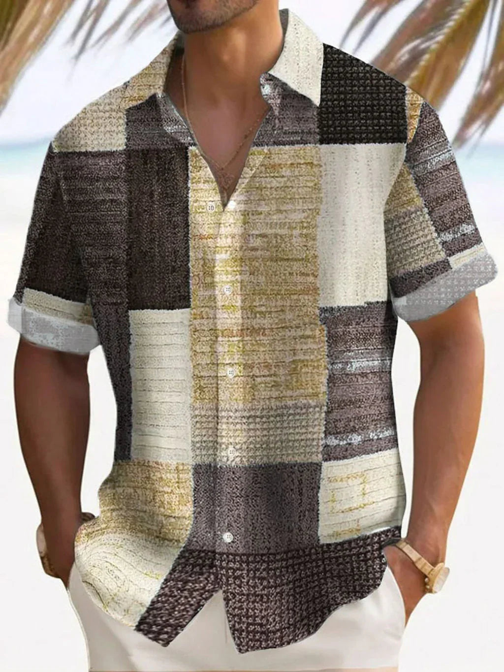 Chemise à carreaux Élégante