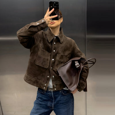 Ella - Suède herfstjas