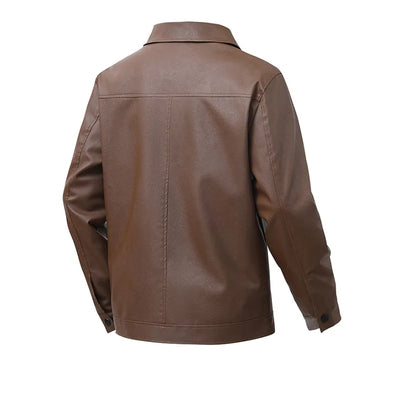 Veste bomber en cuir élégante