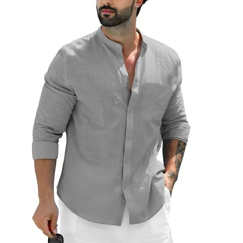 Chemise casual en lin