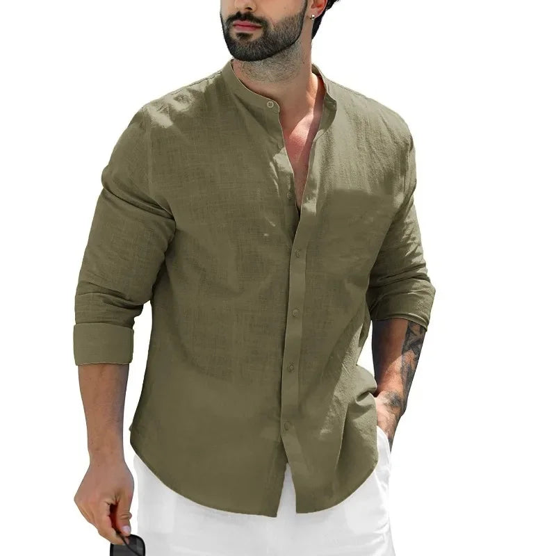 Chemise casual en lin