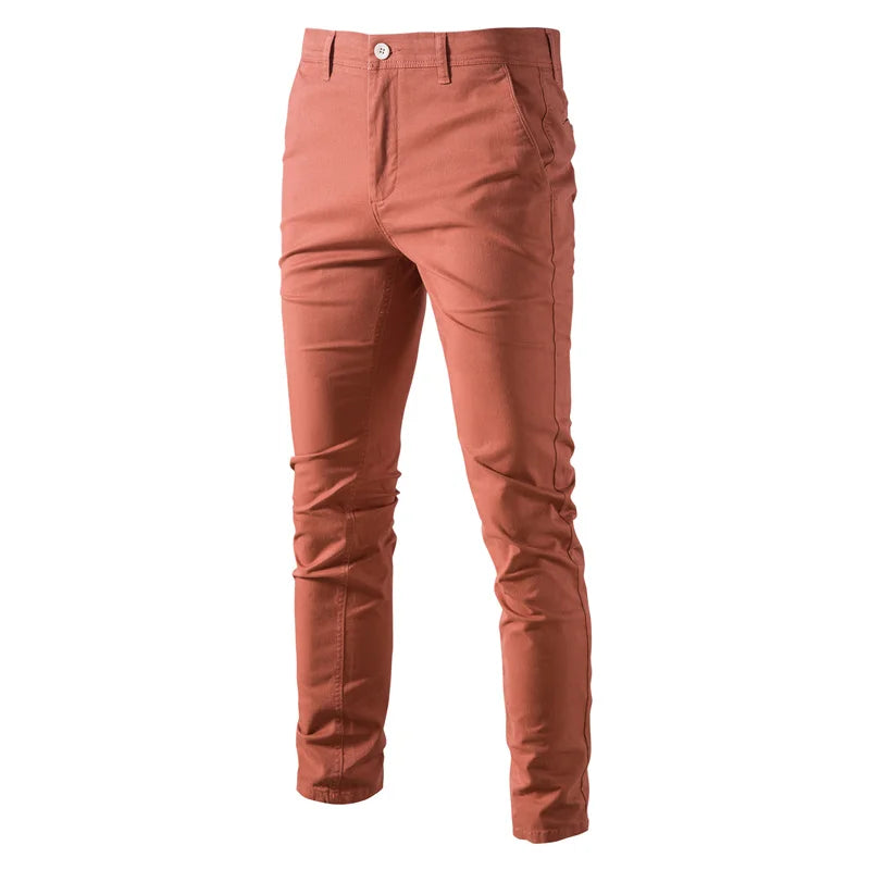 Pantalon en Coton Décontracté