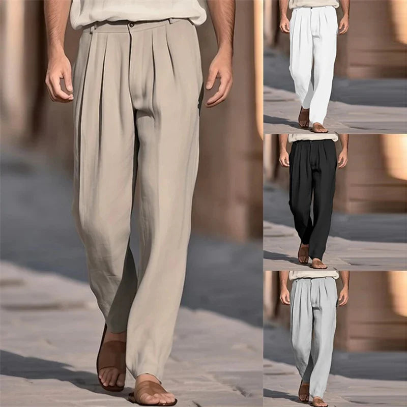Pantalon en lin casual