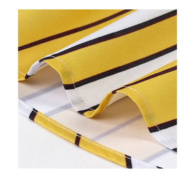 Chemise décontractée à rayures pour hommes