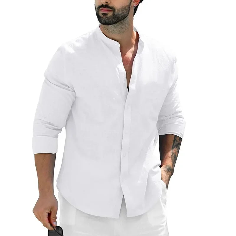 Chemise casual en lin