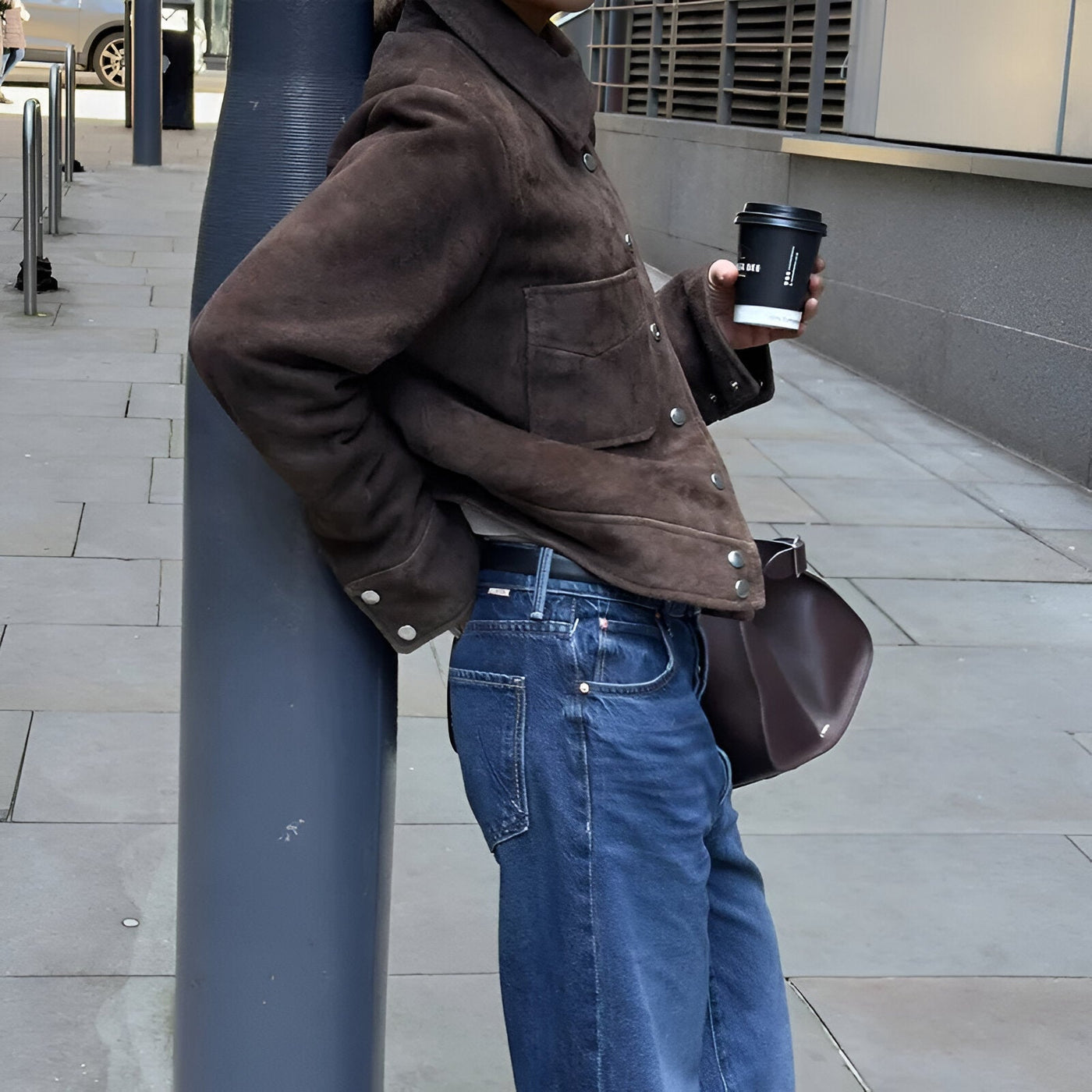 Ella - Suède herfstjas