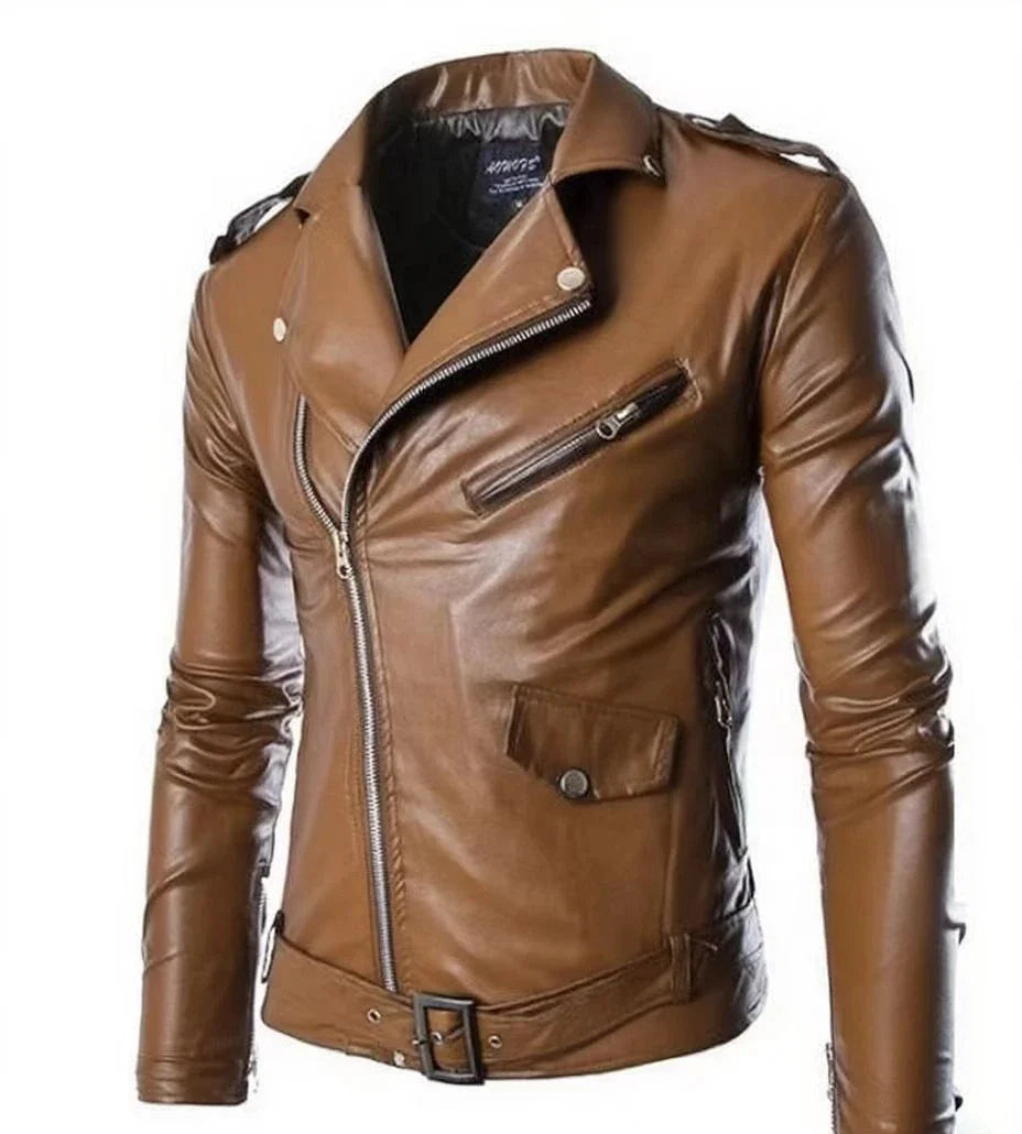 Veste en cuir premium