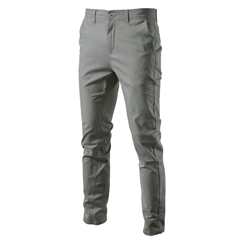 Pantalon en Coton Décontracté