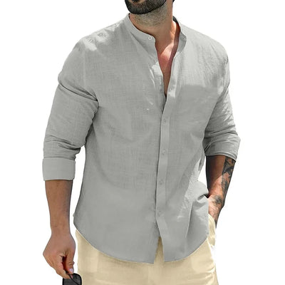 Chemise en lin pour hommes