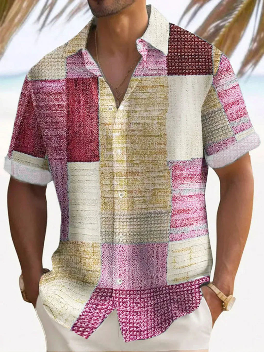 Chemise à carreaux Élégante
