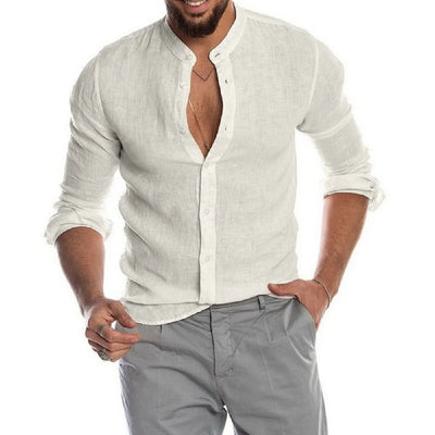 Chemise en coton-lin