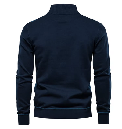 Lovas | Pull Homme à Fermeture Éclair Demi-Zip