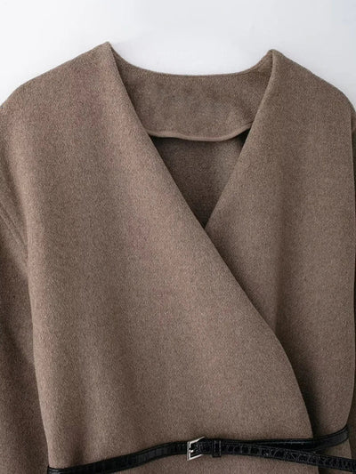 Mia - Geceintuurde jas