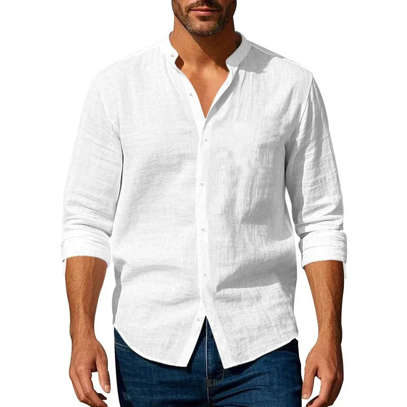Chemise d’été en coton/lin