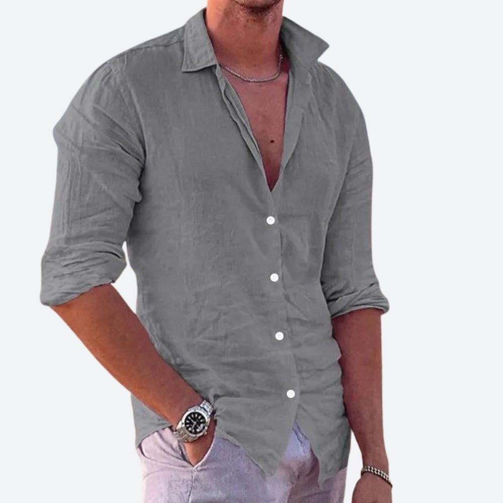 Chemise casual en lin